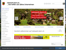 Tablet Screenshot of netzwerk-bern.ch